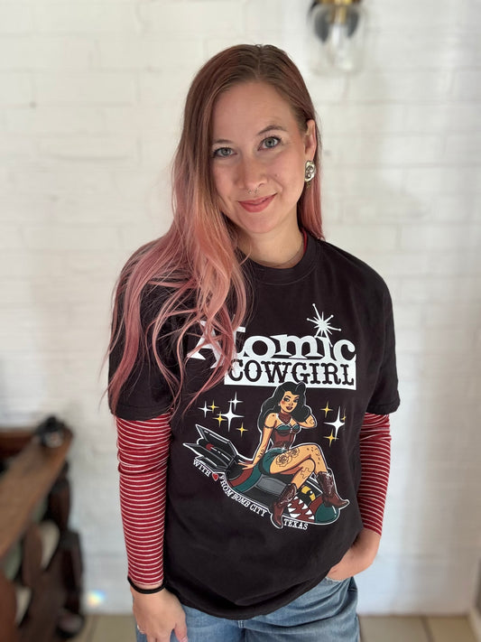 Atomic Cowgirl Tee